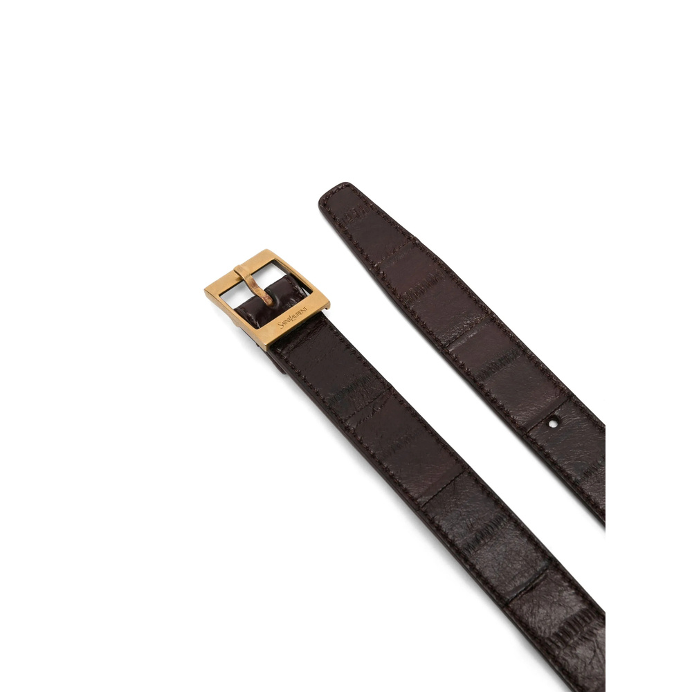 Saint Laurent Fine Ceinture Rectangle Belt