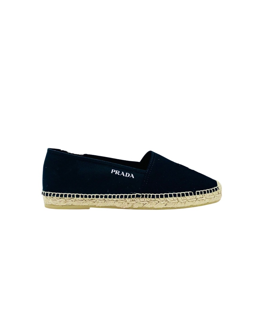 PRADA BLACK LOGO CASUAL BUSINESS SHOES