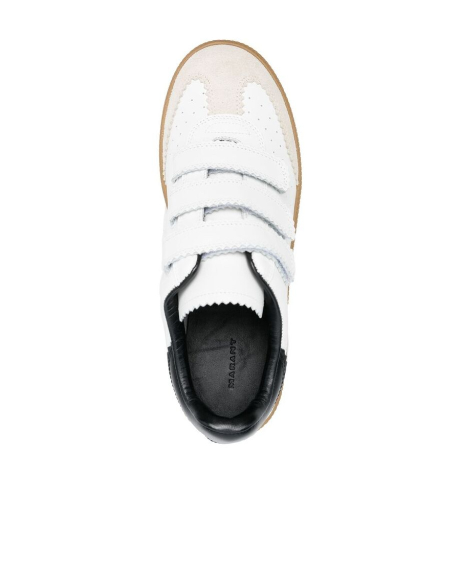 Isabel Marant Round Head Low Upper Board Shoes In White
