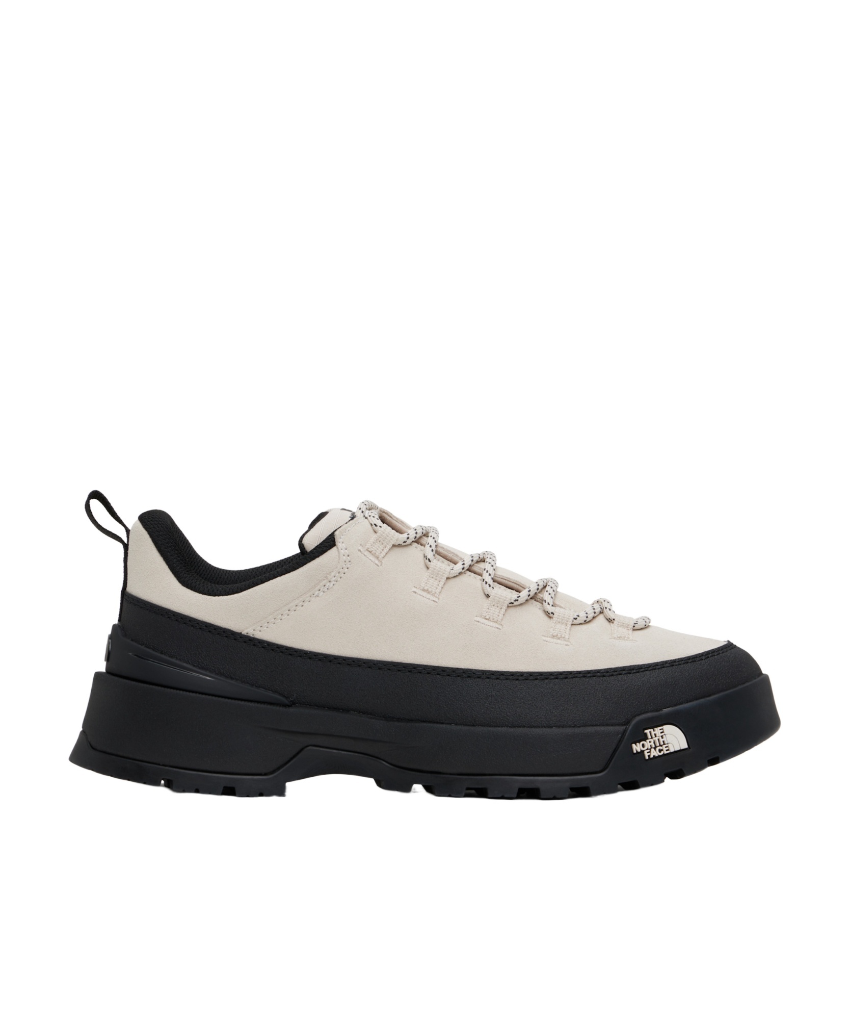 The North Face Off-white Glenclyffe Urban Low Sneakers In White Dune/tnf Black