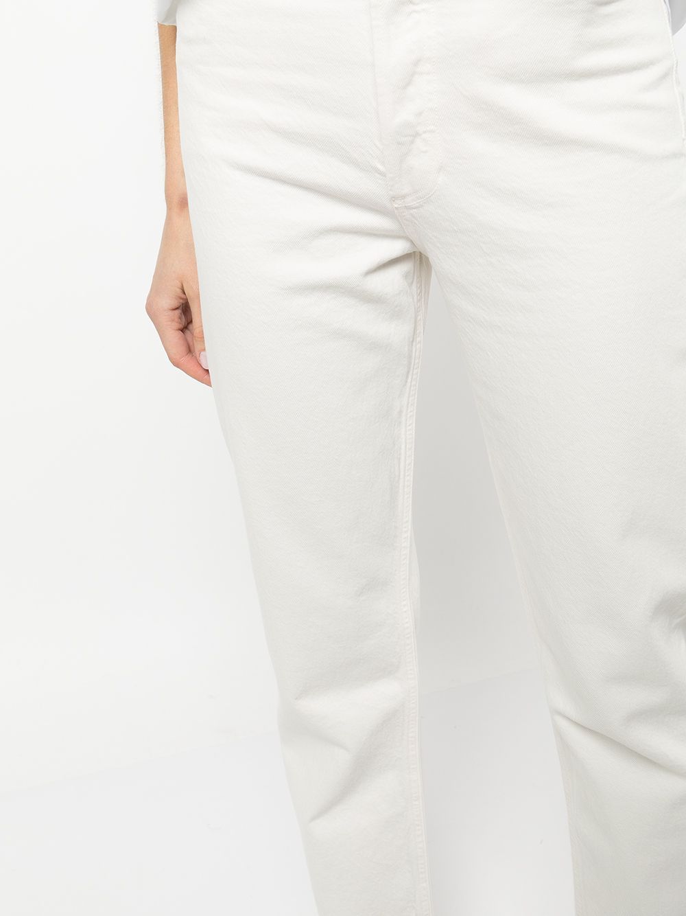 Agolde 90s Pinch Waist High Rise Straight Jeans Drum 26 In White