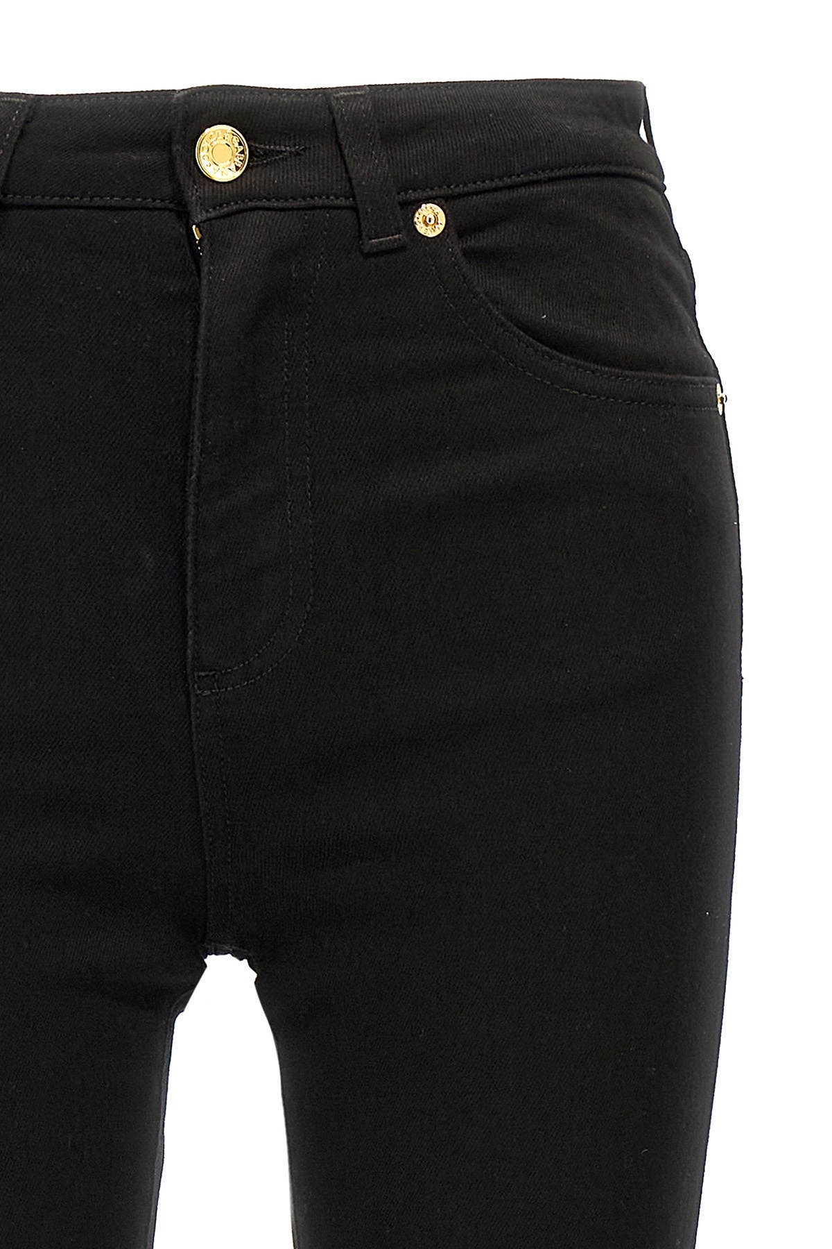 Dolce & Gabbana 5-pocket Trousers Featuring Belt Loops In Black