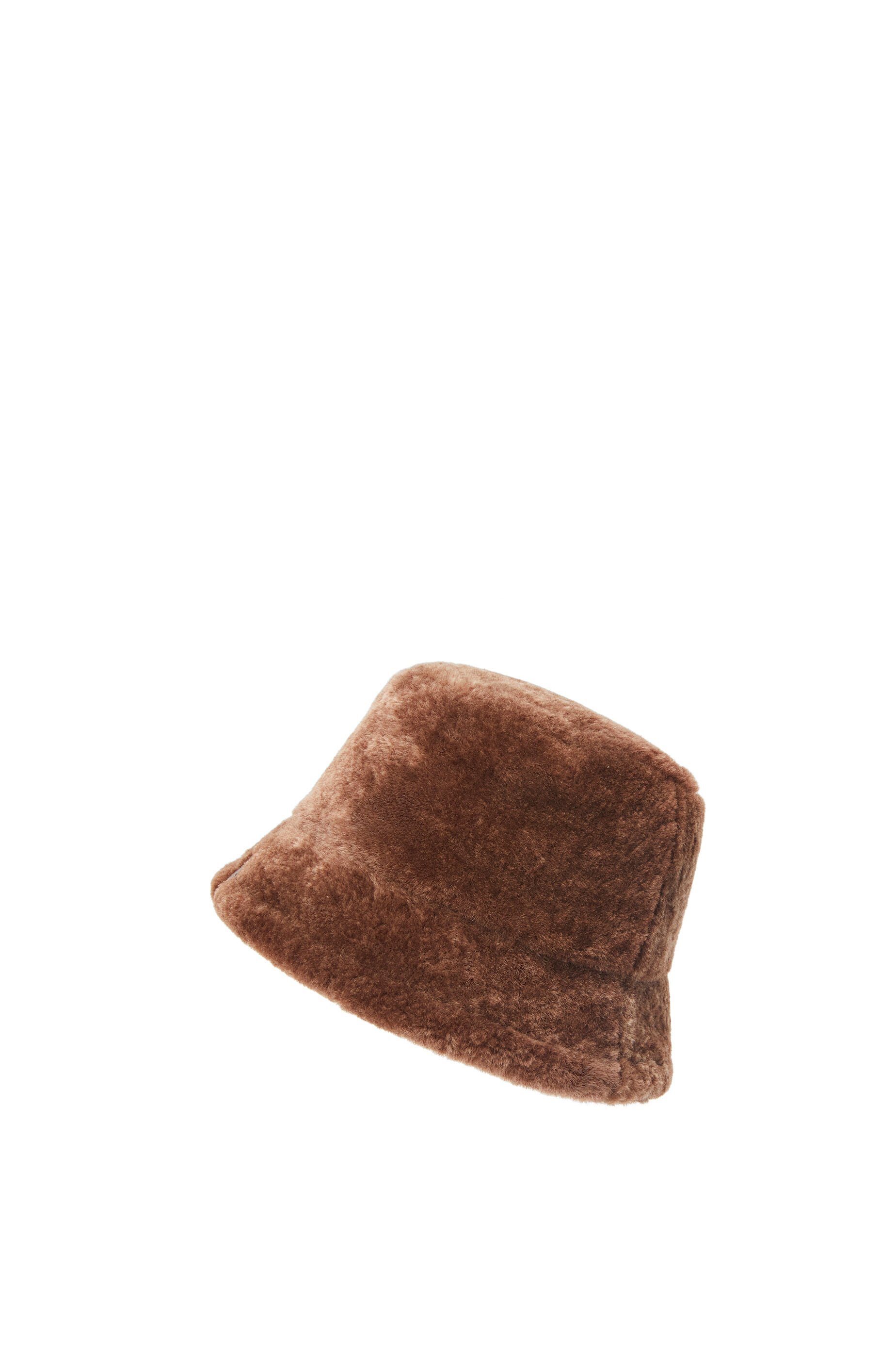 Loewe Logo-embossed Bucket Hat In Brown