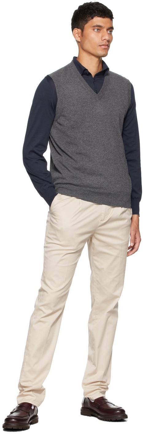 Brunello Cucinelli Cotton Polo Sweater In Black