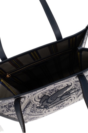 Etro Medium Love Trotter Paisley-pattern Tote Bag In Blue