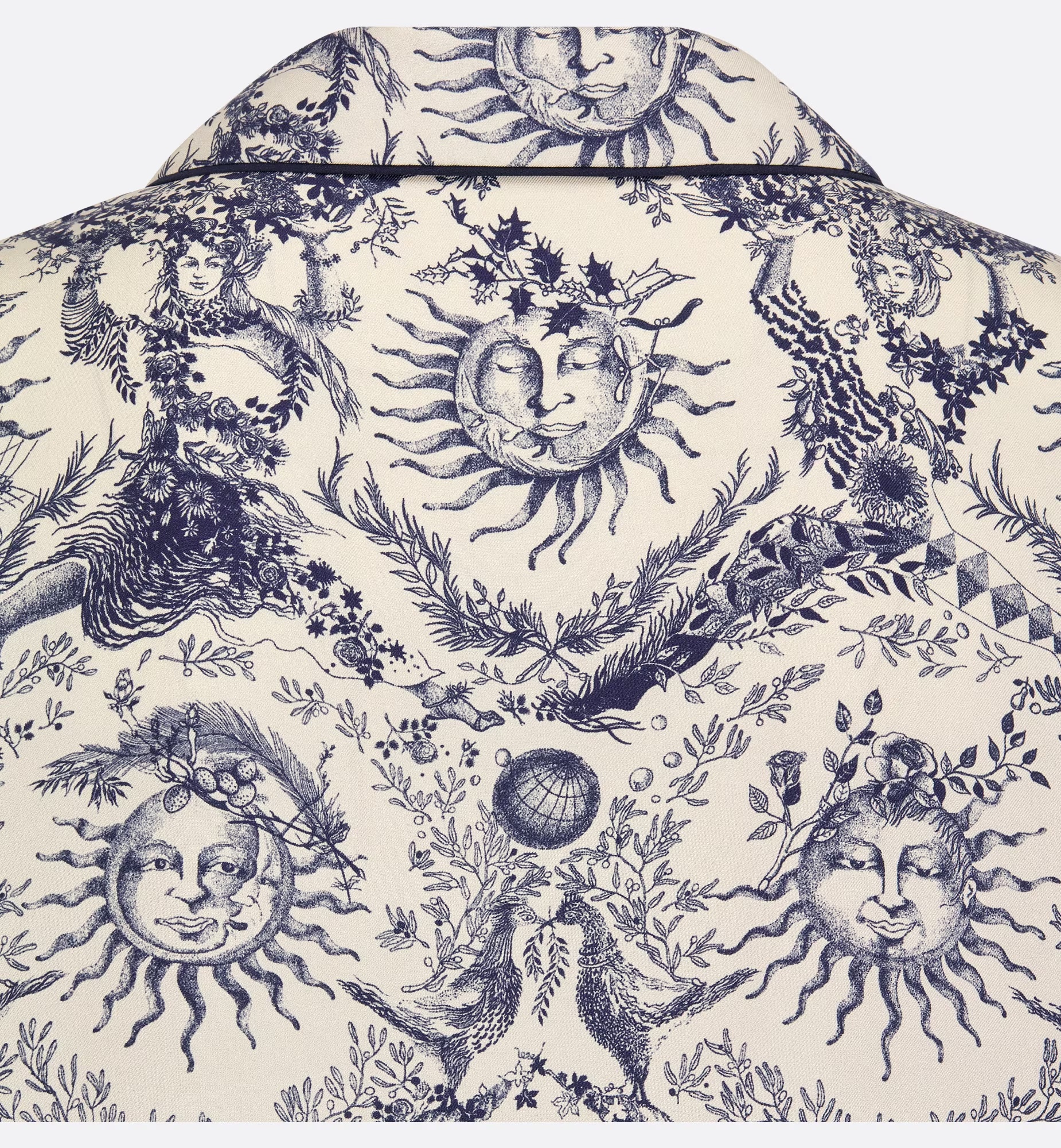 Dior Single-breasted Short-sleeved Shirt In Gray
