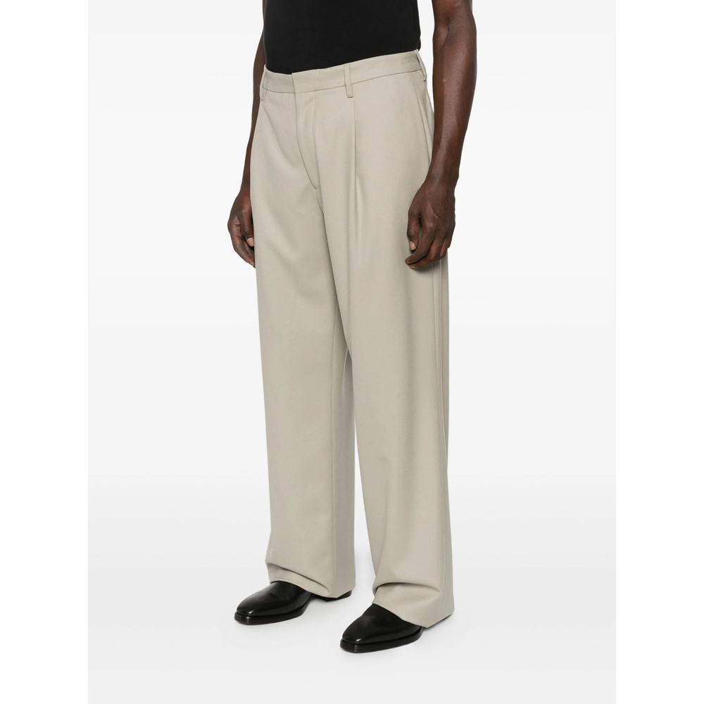 Lardini Pleated-front Trousers In Neutral
