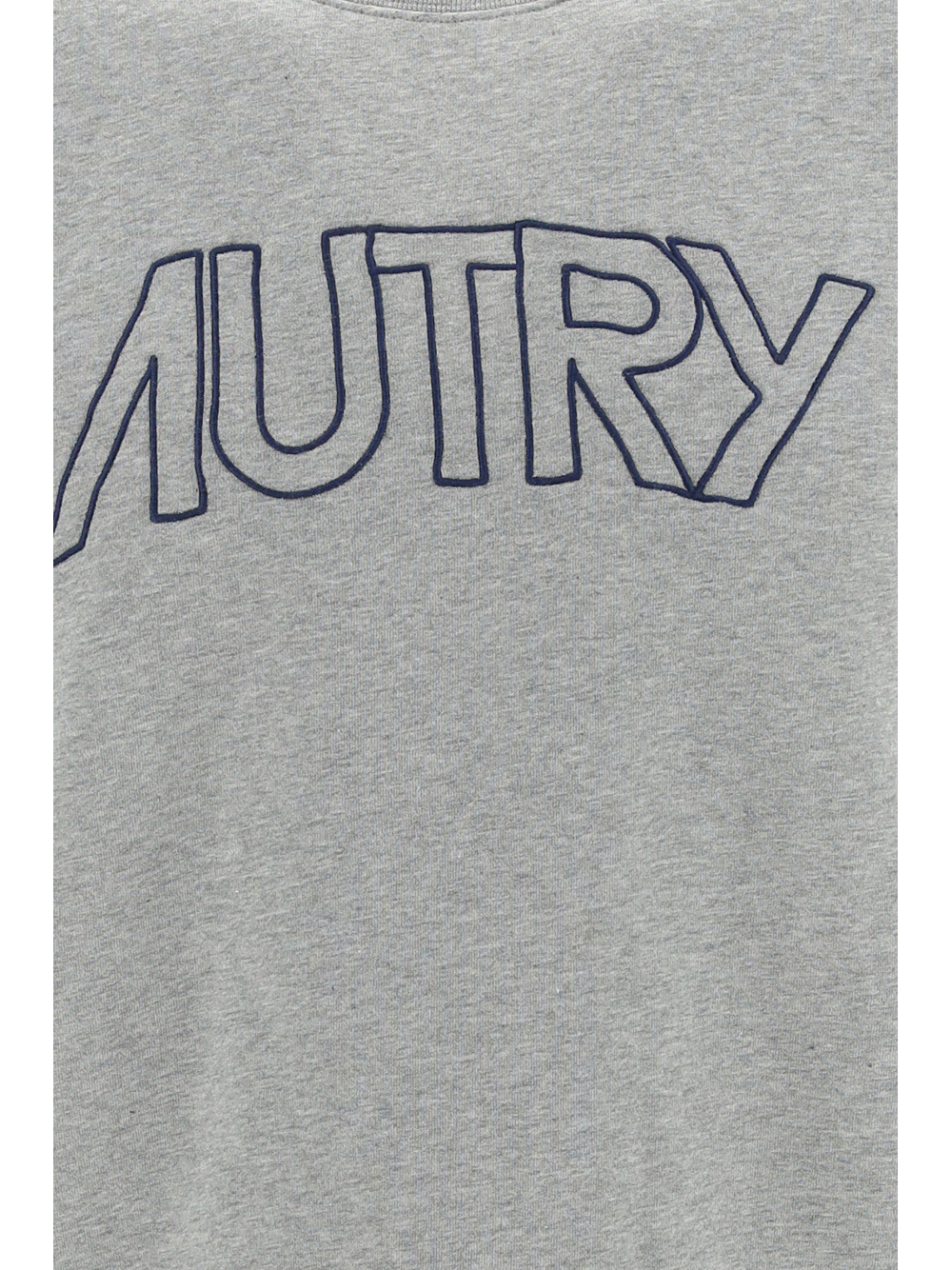 Autry Embroidered Logo Crewneck Sweatshirt In Gray