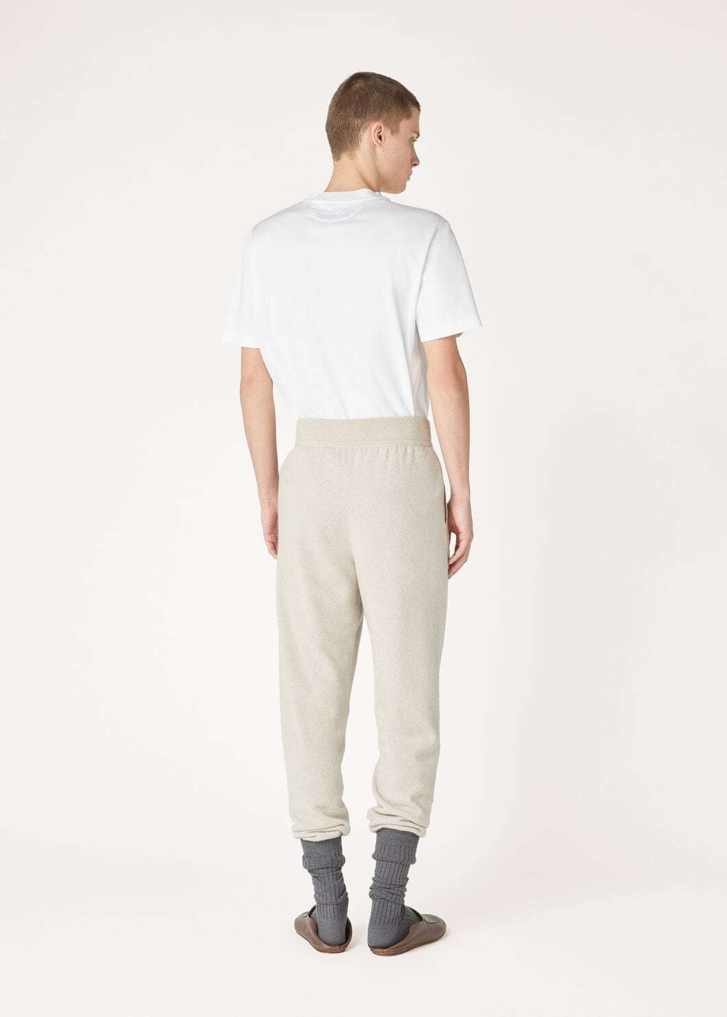 Loro Piana Short-sleeved Crewneck T-shirt In White