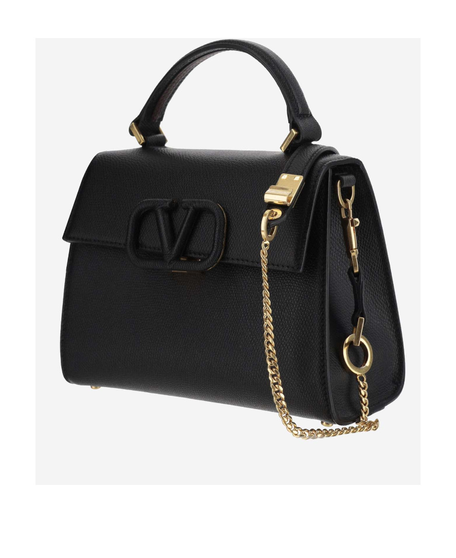 Valentino Small Top Handle Bag Vsling In Black