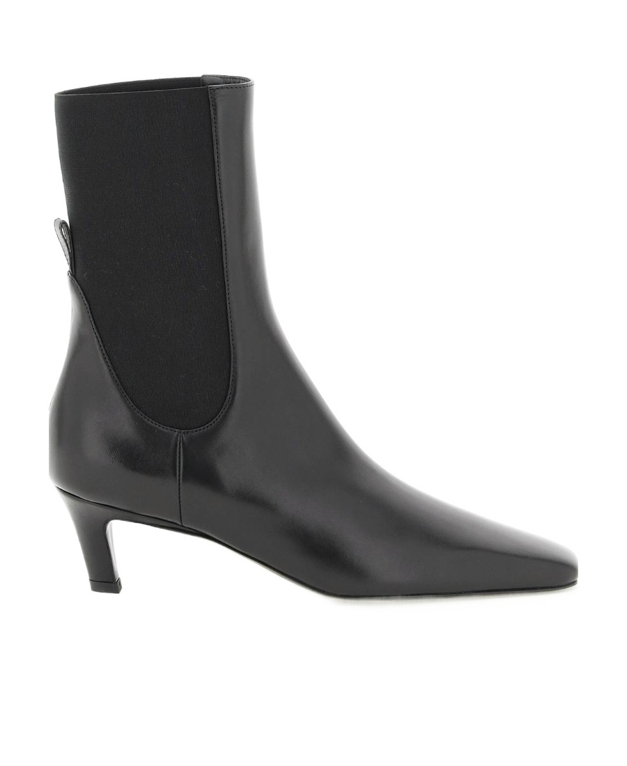 Totême Toteme Women The Mid Heel Boot Leather Boots In Black