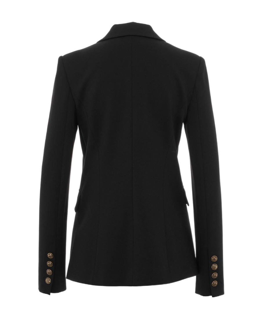 Pinko Single-breasted Blazer In Black