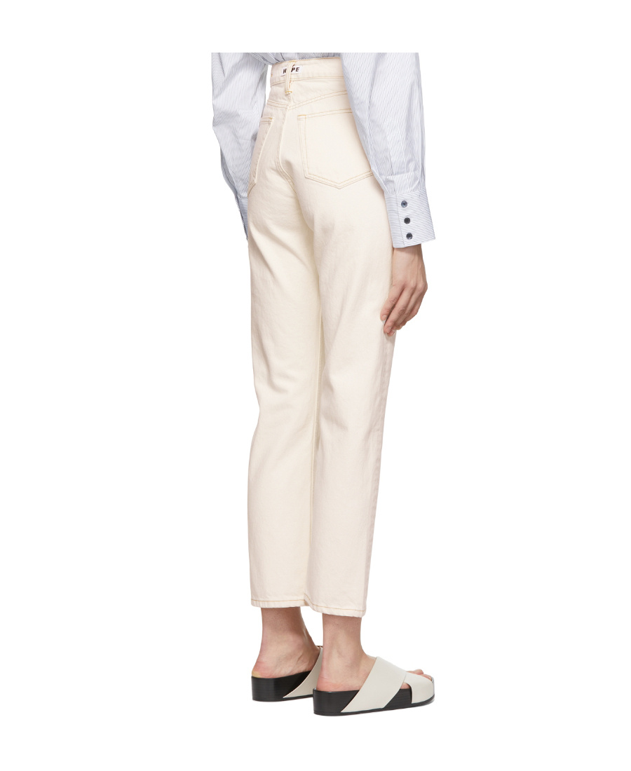 Hope Belt Loop Jeans In White