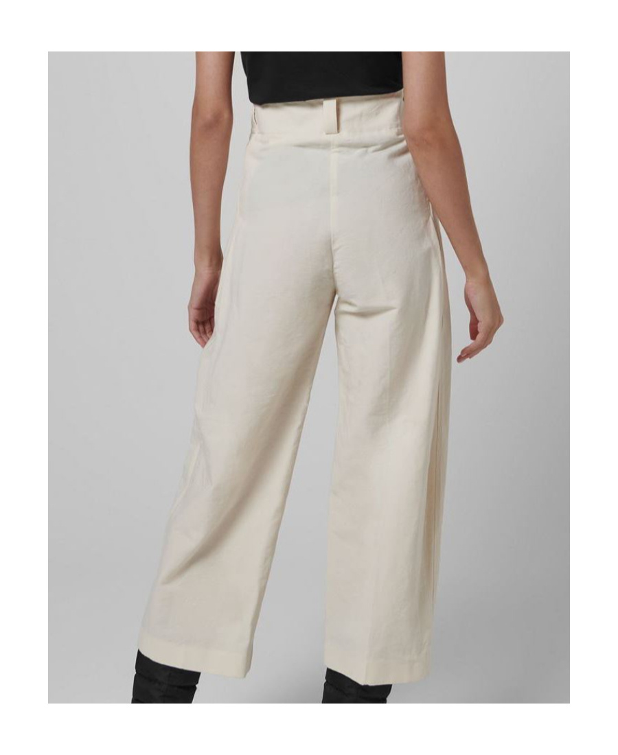 Moncler Wide-leg Casual Pants In White