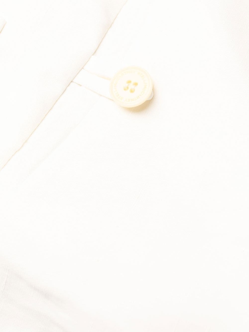 Stella Mccartney High-waisted Loose Fit Trousers In White