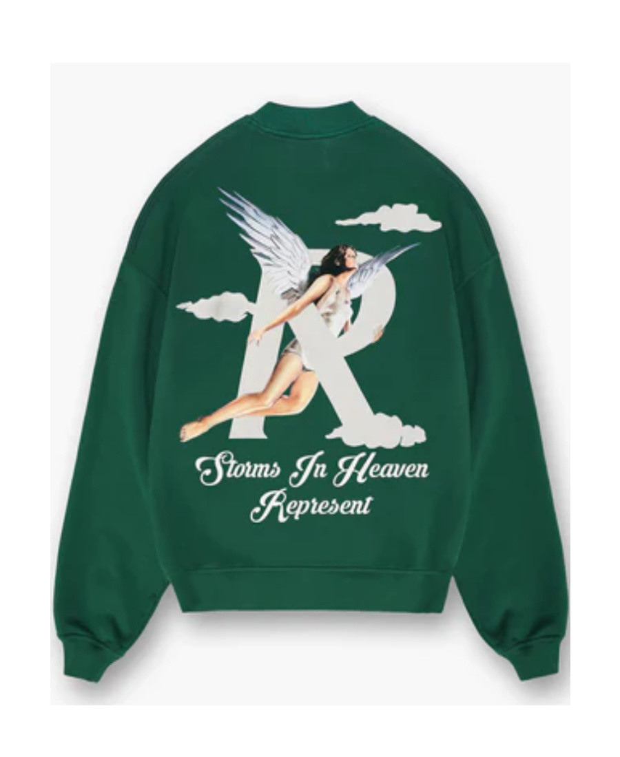 Represent Storms In Heaven Sweatshirt In Green