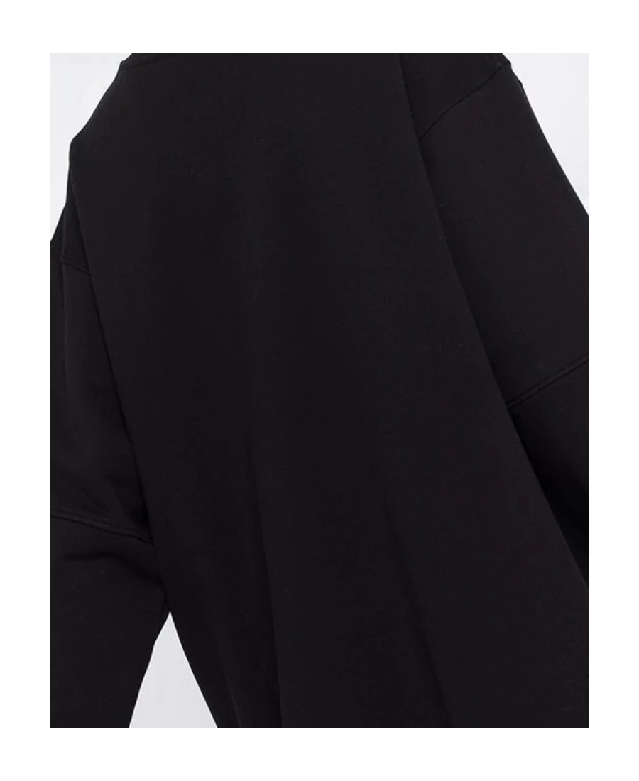 Moschino Logo-print Jumper Dress In Black