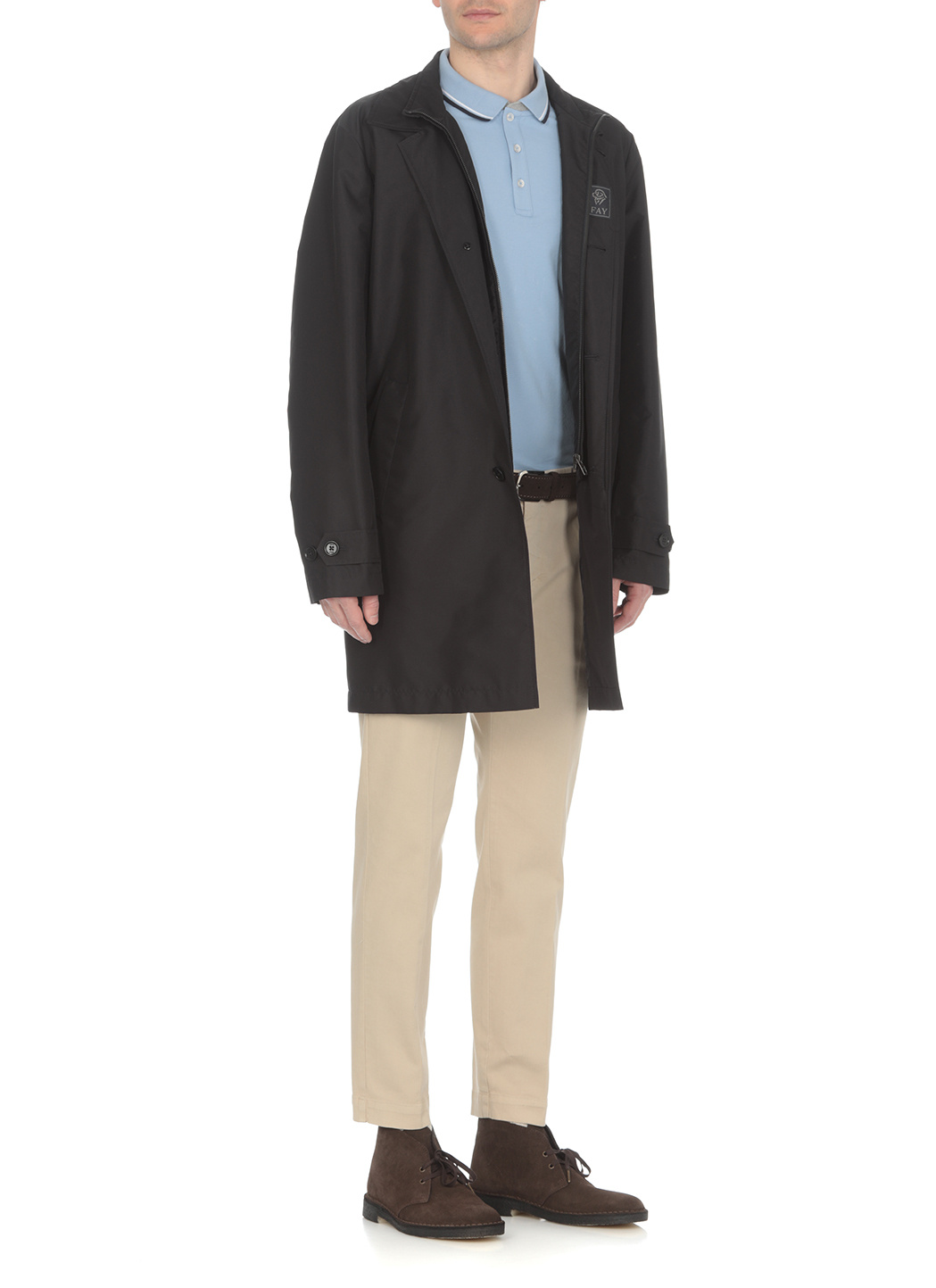 FAY SINGLE-BREASTED COAT