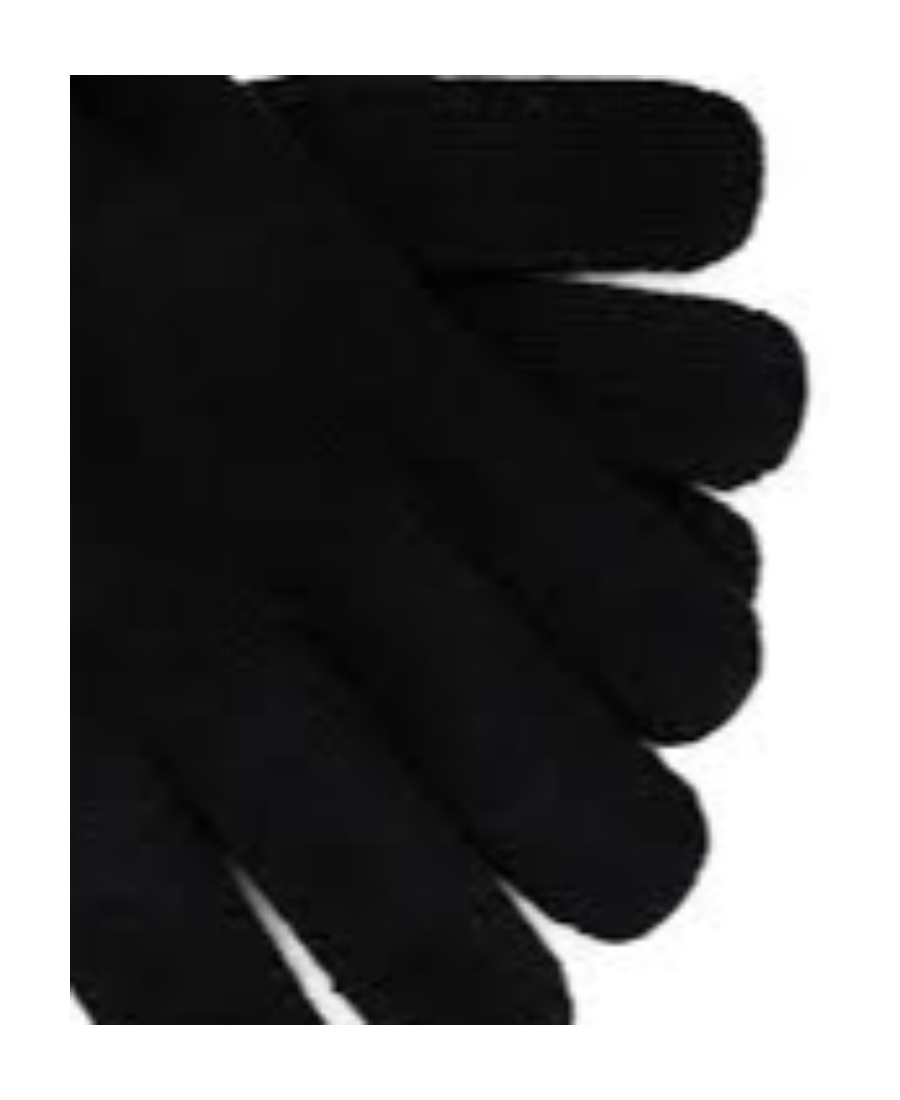 Ea7 Knitted Gloves In Black