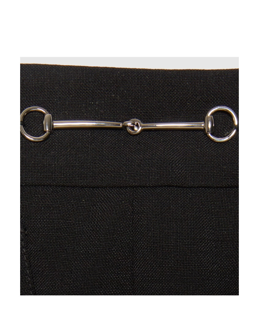 Gucci Cotton Jersey Trousers With Embroidery In Black