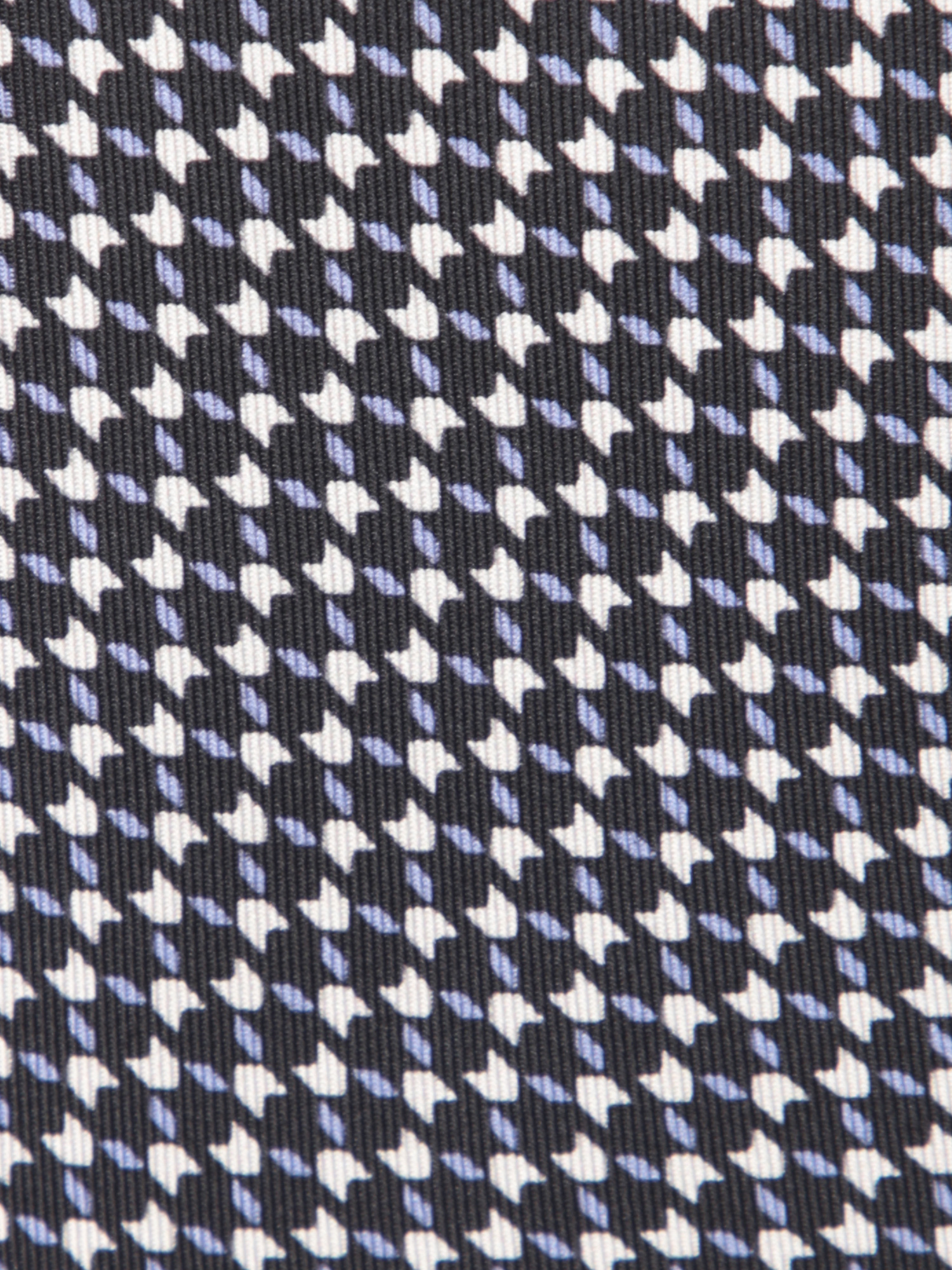 Giorgio Armani Geometric Patterned Pointed Tip Tie In Black