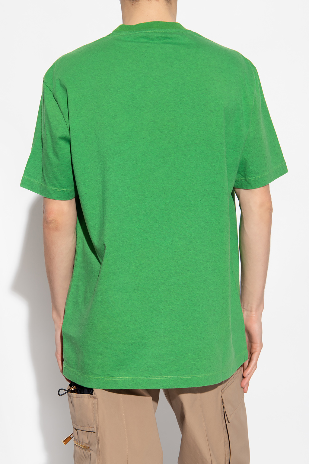 Versace La Maschera Print T-shirt In Green