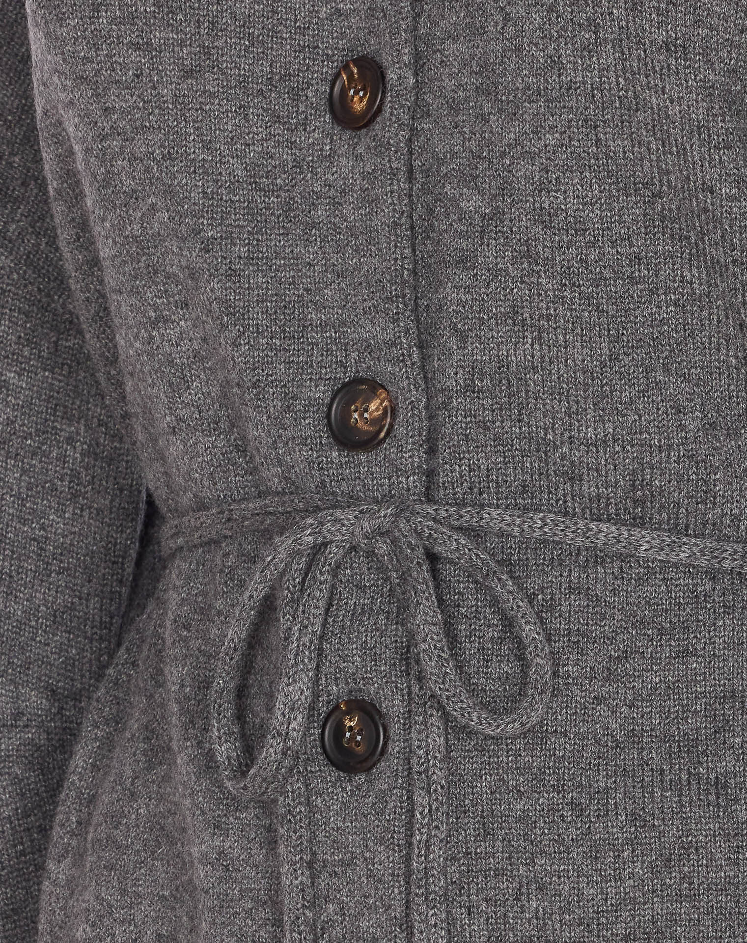 Brunello Cucinelli Striped Cuff Knitted Cardigan In Gray