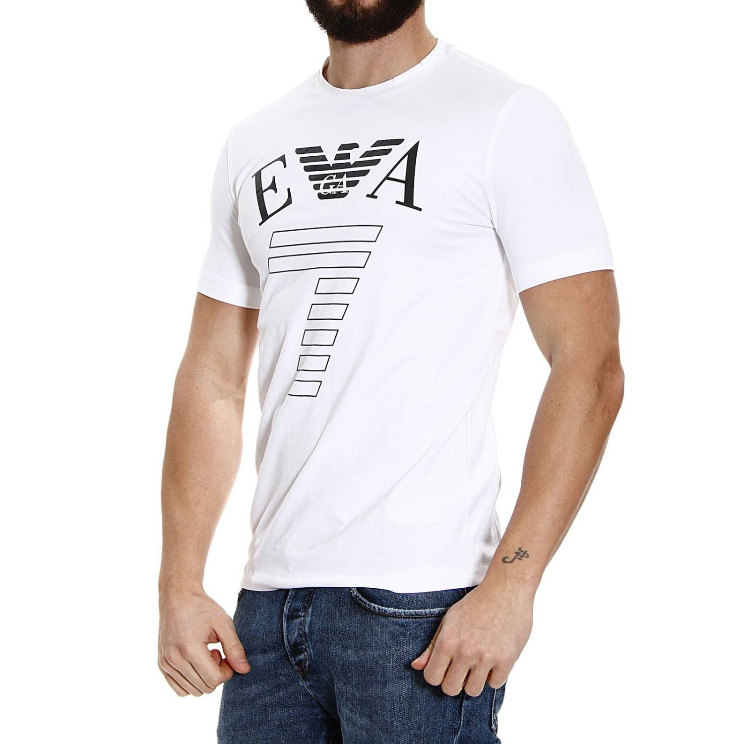 EA7 LOGO PRINTED T-SHIRT