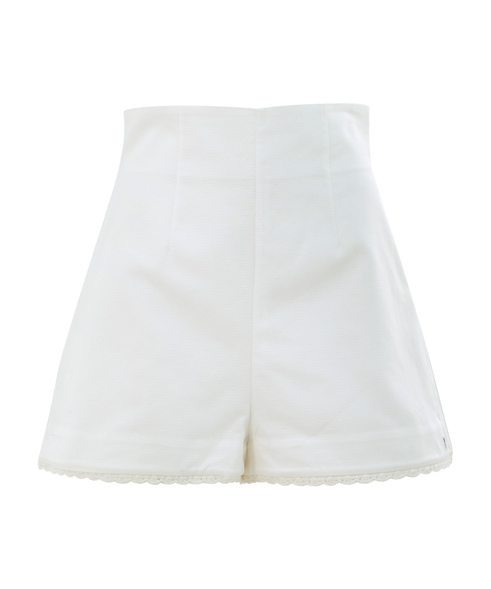 Zimmermann High-waist Shorts In White
