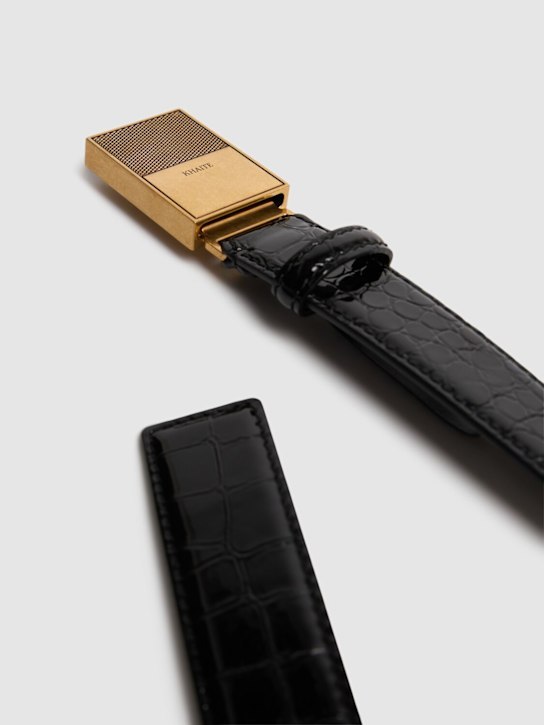 Khaite Crocodile Embossed Belt