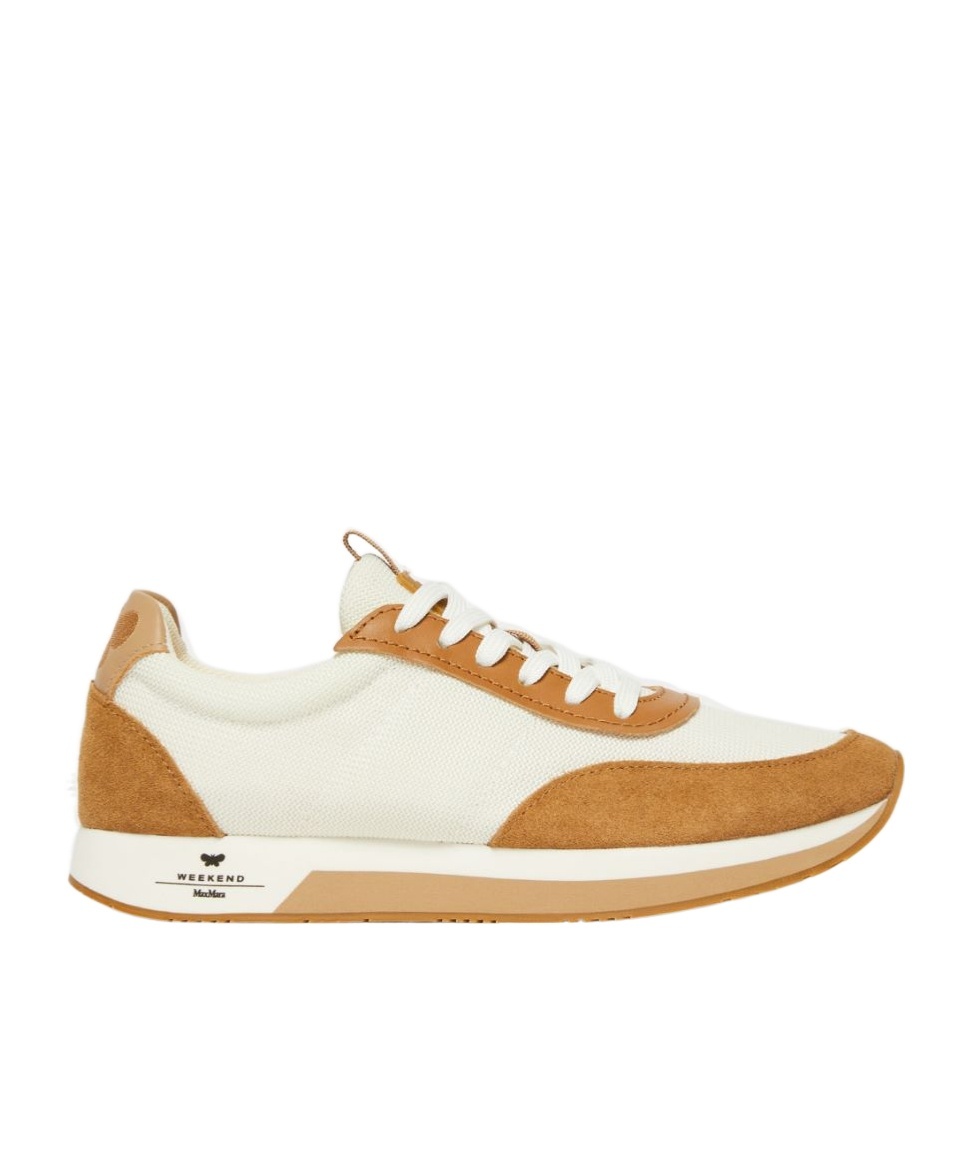 Weekend Max Mara Color Matching Sneakers In White