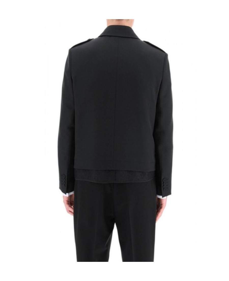Dior Long Sleeve Short Jacket In Black