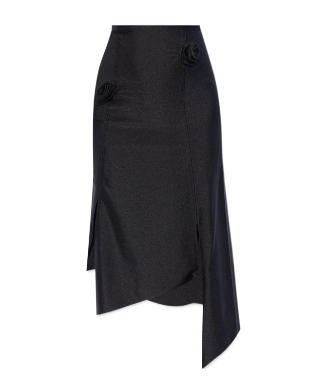 Coperni Elastic Waist Skirt In Black
