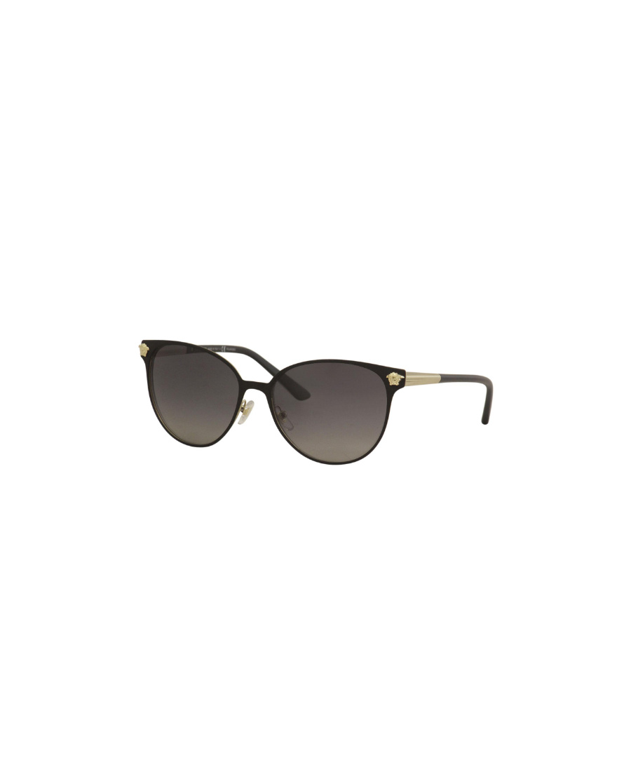 Versace Eyewear Round Frame Sunglasses In Black
