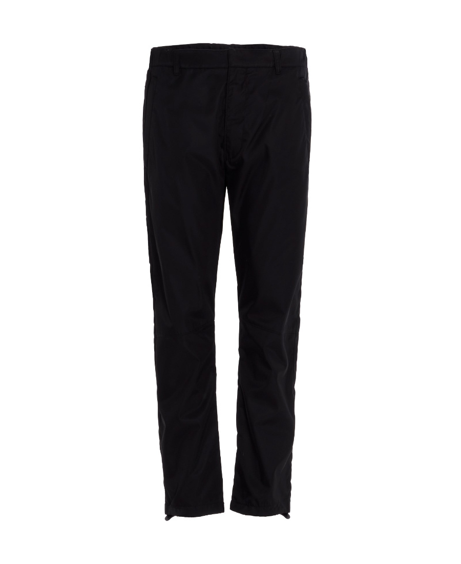 PRADA CROPPED BAGGY TROUSERS