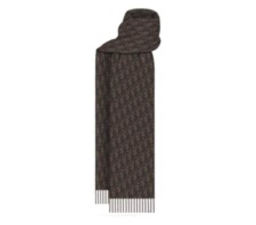 Dior Tassel Scarf In Black