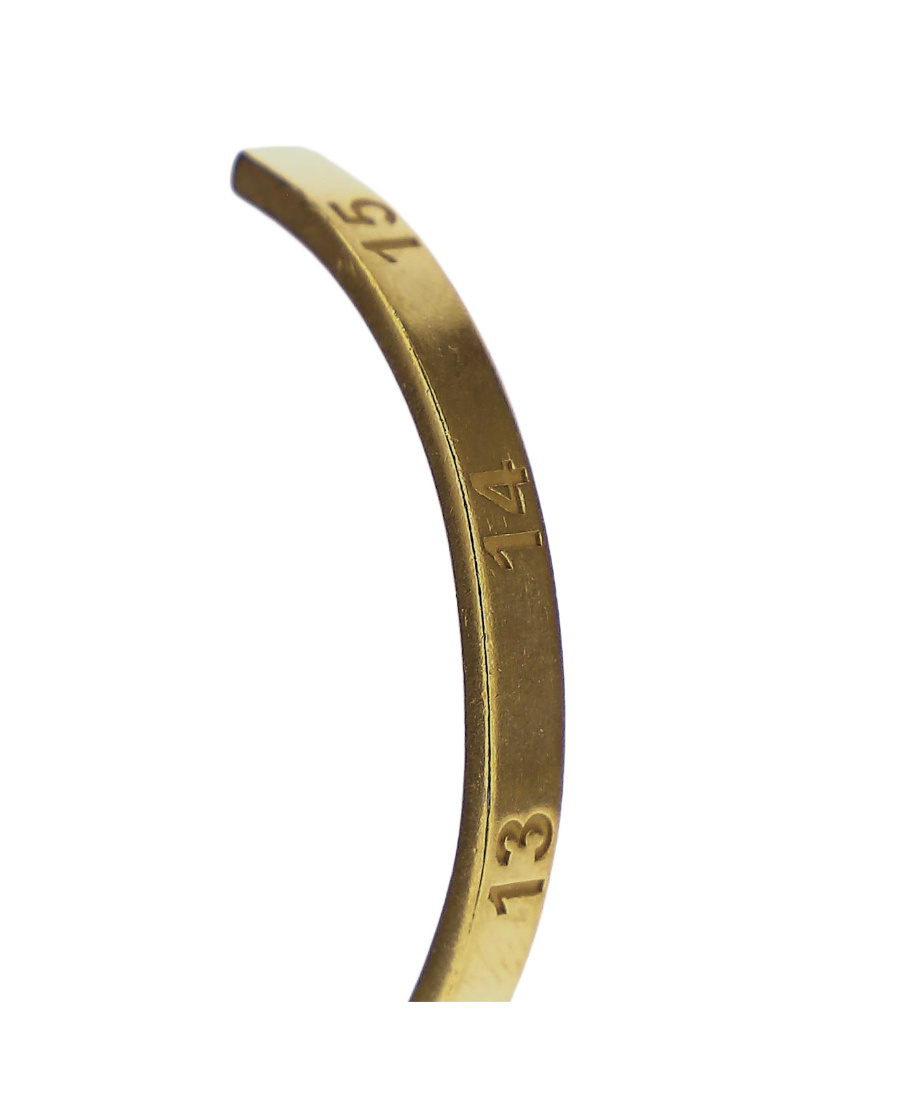 Maison Margiela Numbers-detail Cuff Bracelet In Green