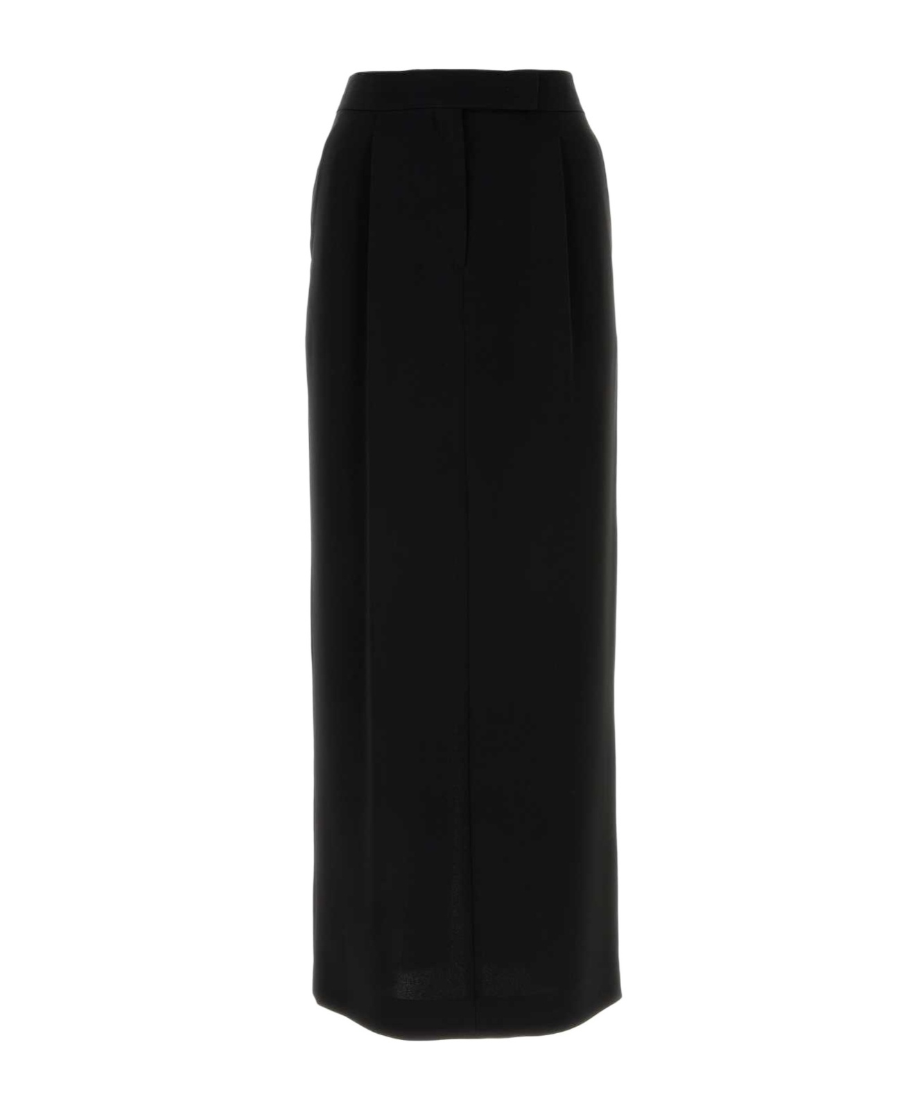 Max Mara Black Triacetate Blend Lemma Skirt In Black