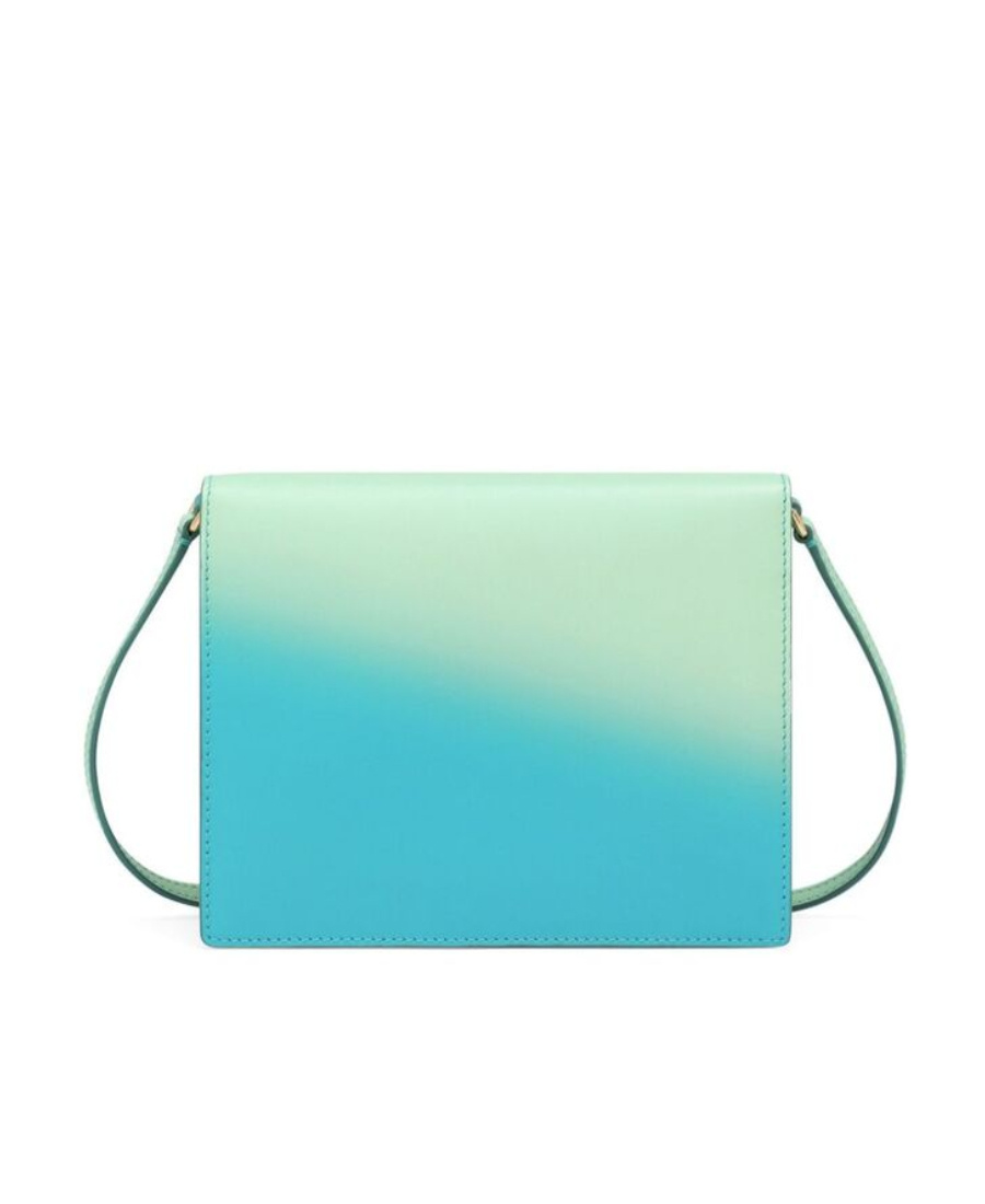 Dolce & Gabbana Dg Logo Gradient-effect Crossbody Bag In Green