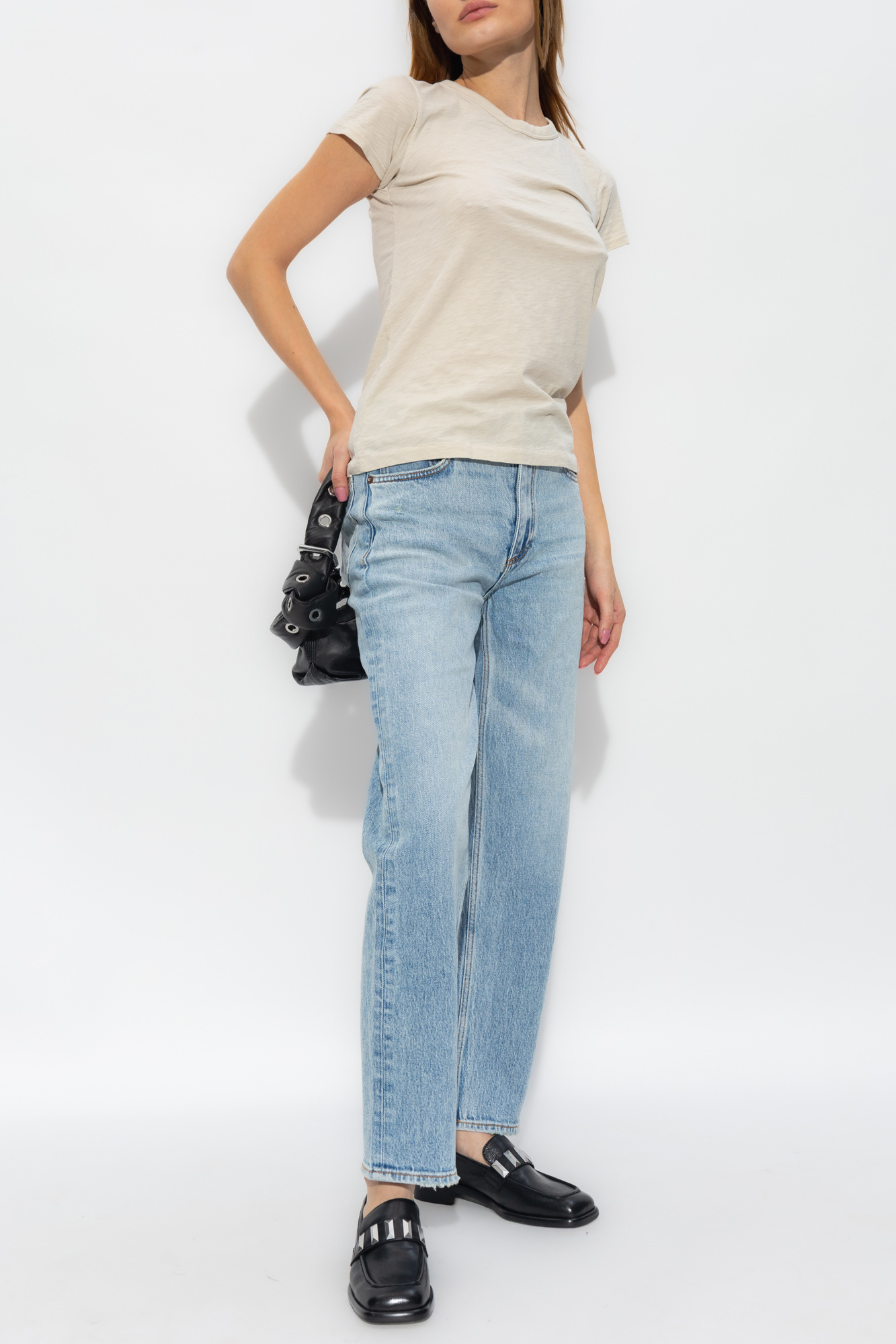 Rag & Bone Short-sleeved T-shirt In White