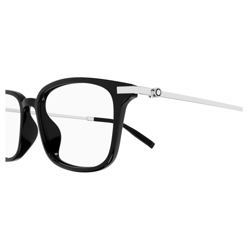Montblanc Eyewear Square Frame Glasses In Black