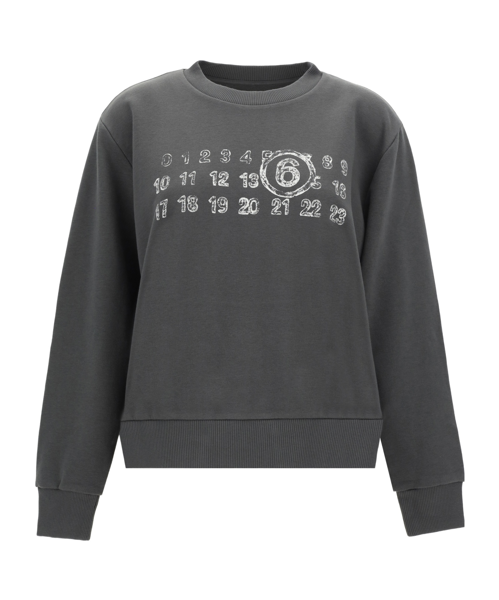 MM6 MAISON MARGIELA NUMBERS MOTIF-PRINT SWEATSHIRT
