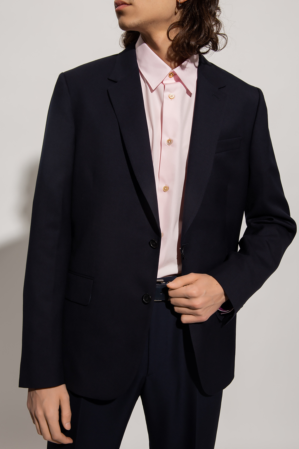 Paul Smith Single-breasted Wool Blazer In Black