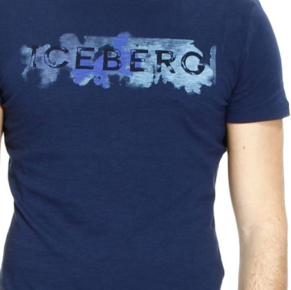 Iceberg Printed T-shirt In Blue