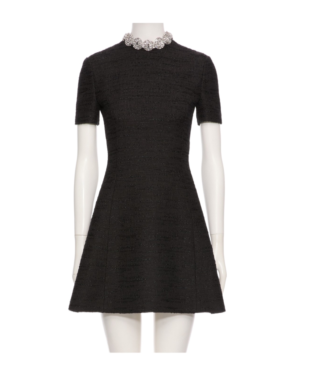 Valentino Short-sleeved Dress In Black