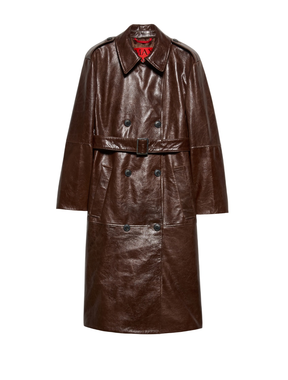 Maxco. Long-sleeved Trench Coat In Brown