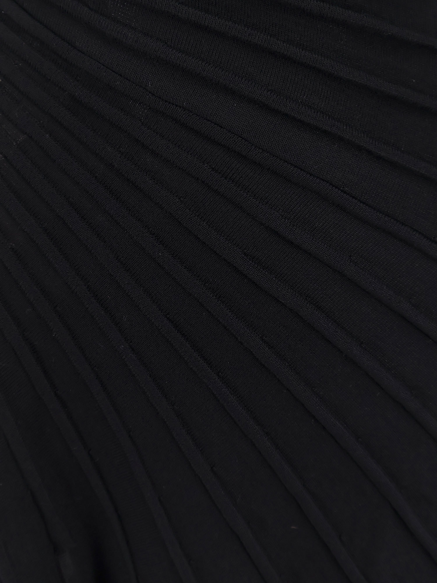 ALAÏA ALAÏA ASYMMETRICAL KNITTED DRESS
