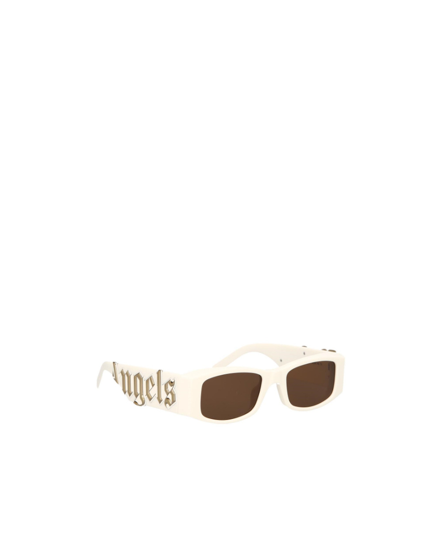 Palm Angels Angel Rectangle-frame Sunglasses In Brown