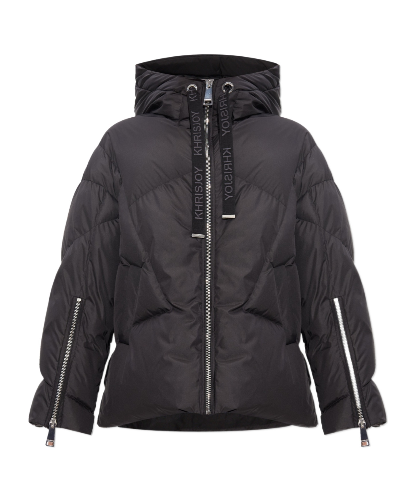 Khrisjoy Long Sleeve Down Jacket In Black