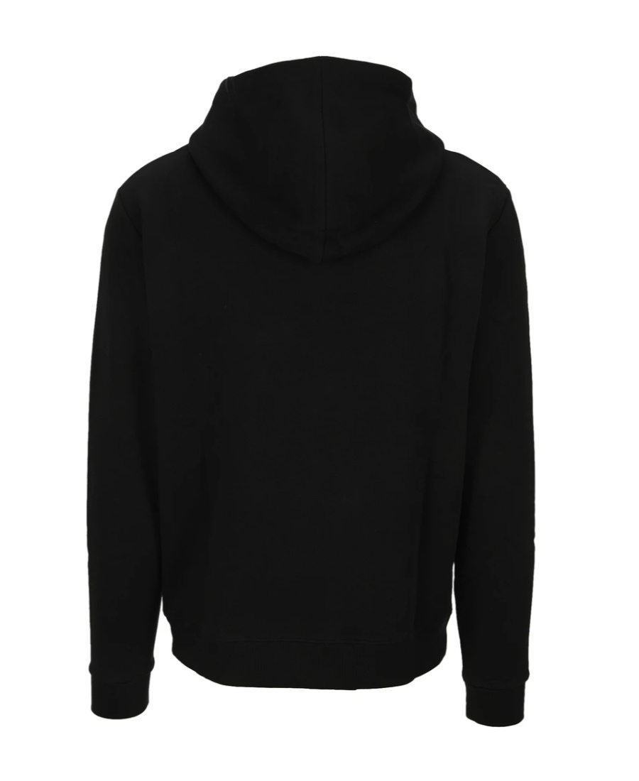 Saint Laurent Hot Multi-star Logo Hooded Sweater In Black